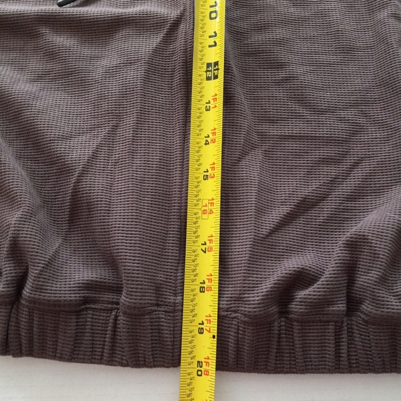 All in motion waffle full zip crop hoodie size 2X brown NWT - Picture 9 of 13
